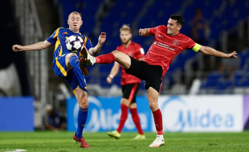 分钟, 防线继续受, 许律抽射得